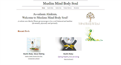Desktop Screenshot of muslimmindbodysoul.com