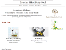 Tablet Screenshot of muslimmindbodysoul.com